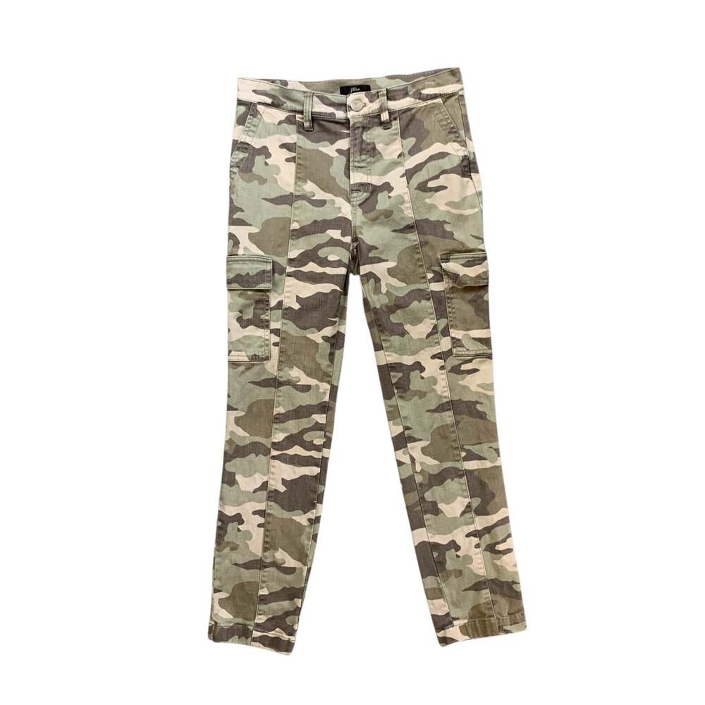 J Crew Pants Womens 26 Camo Vintage Straight Cargo Cropped Cotton Blend Pockets